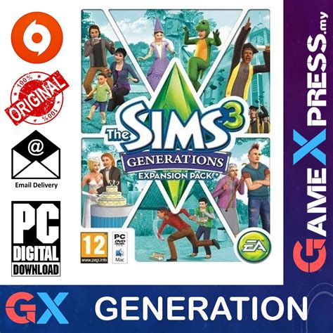 The Sims 3 Generations Expansion Pc Game Mac Origin Platform Shopee