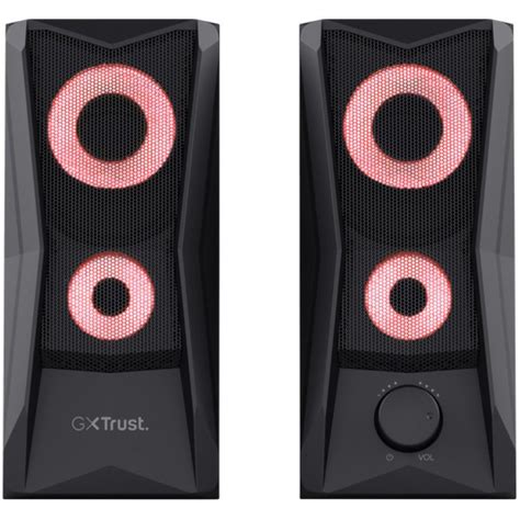 Trust GXT 606 JAVV Juego De Altavoces 2 0 RGB 12W Negros