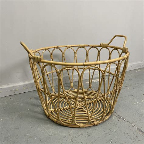 Cane Basket | Interiorwise | French & Vintage Furniture - Central Coast.