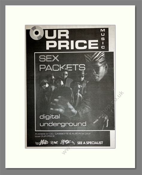 Sex Packets Digital Underground Vintage Advert 1990 Ref Ad16844 The Nostalgia Shop