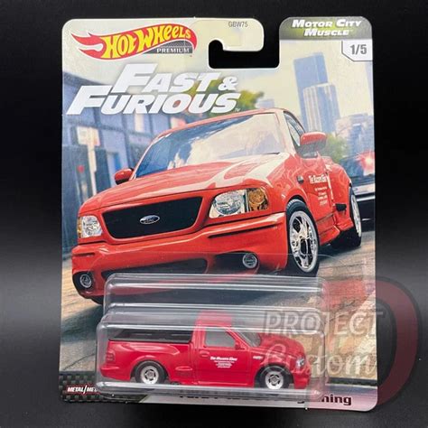 Hot Wheels Ford F Svt Lightning Fast Furious Motor City Muscle A Picclick Uk