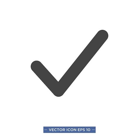 Premium Vector Check Mark Icon Vector Illustration