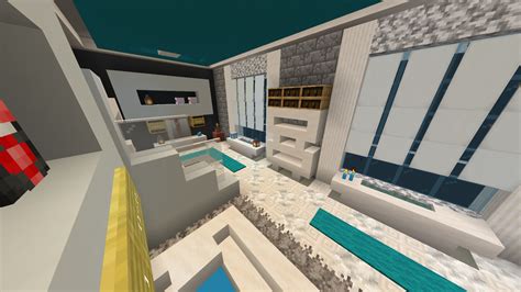 Contemporary Modern Bathroom Minecraft Map