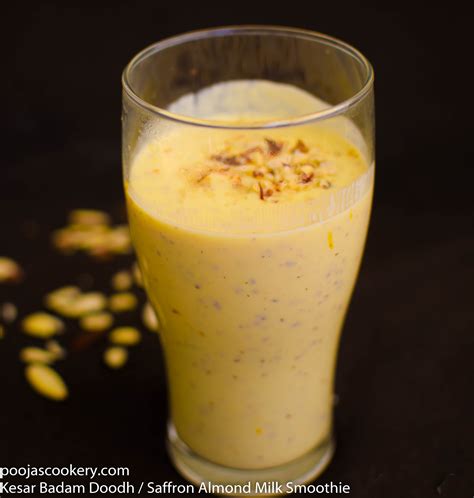 Kesar Badam Doodh Saffron Almond Milk Smoothie