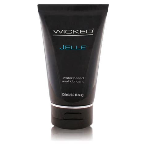 Wicked Jelle Water Based Anal Lubricant 4oz