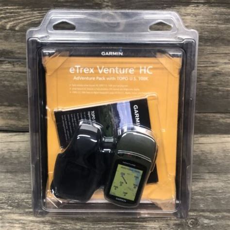 Garmin Etrex Venture Hc Gps Receiver W Waterproof Case Topo Us K