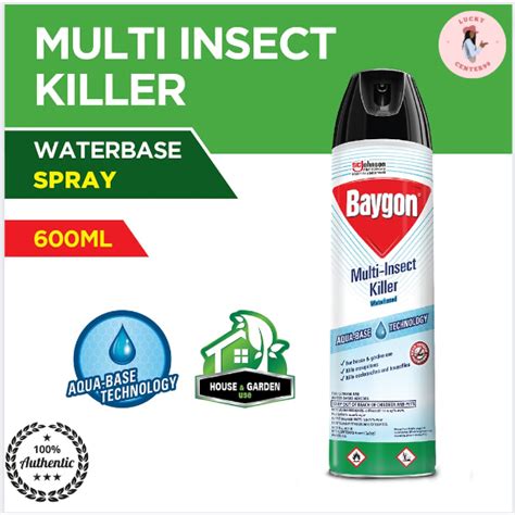 Baygon Multi Insect Killer Water Based 600ml Shopee Philippines