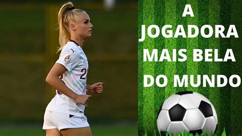 A Mais Bela Jogadora De Futebol Feminino A Jogadora Mais Linda Youtube