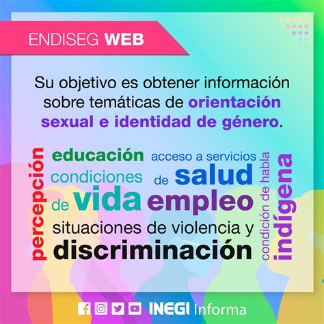 Encuesta Nacional Sobre Diversidad Sexual Y De G Nero Web Endiseg Web