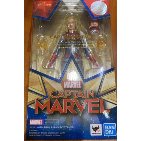 【全新正版現貨】 代理版 Shf 驚奇隊長 卡蘿·丹佛斯 Captain Marvel 蝦皮購物