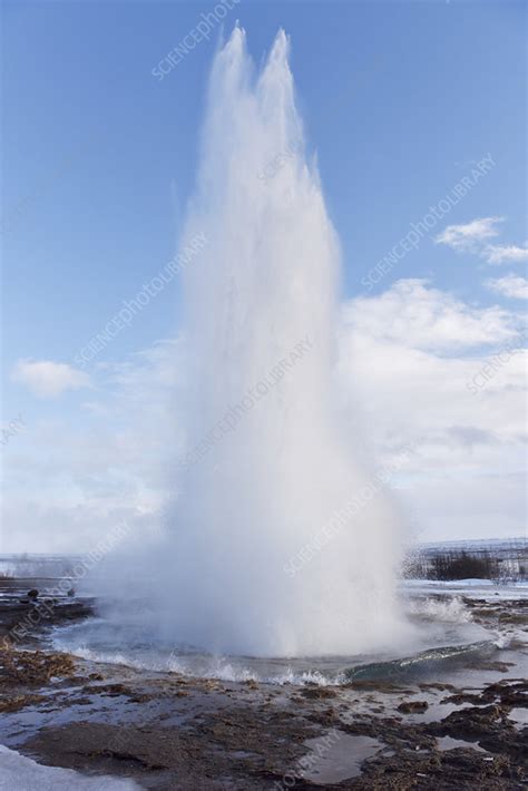 Strokkur Geyser, Iceland - Stock Image - C026/2299 - Science Photo Library