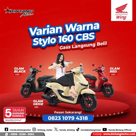 Ada Warna Honda Stylo Terbaru Mana Yang Paling Ikonik