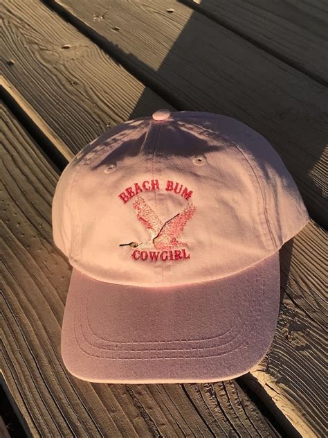 Roseate Spoonbill Cap Beach Bum Cowgirl