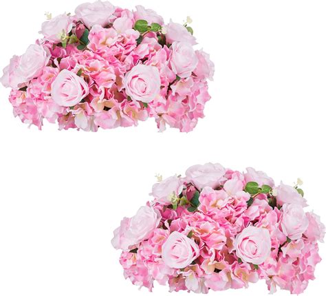 Nuptio Flower Ball For Wedding Centrepieces 2 Pcs 40cm Diameter