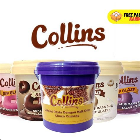 Jual Collins Dip Glaze Kg Collins Choco Crunchy Collins Coklat