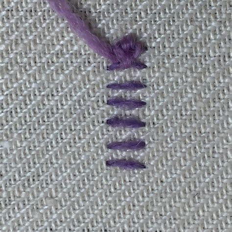 Raised Chain Band Stitch Rsn Stitchbank