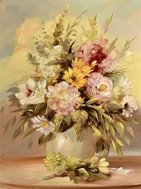 By Varga Szid Nia Magyar Fest M V Sz Painting Art Painting Flower