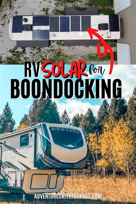 RV Solar for Boondocking | Rv solar, Rv solar power system, Rv solar power