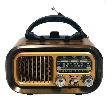 GOLON Retro FM/AM/SW Radio Full Band Portable Radio Receiver Wireless ...