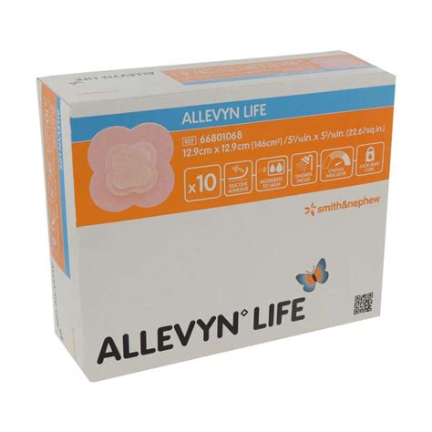 Allevyn Life 12 9 X 12 9 Cm 10 St Silikon Schaumverband PZN 09634031