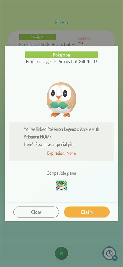 Pokémon HOME How to unlock free Rowlet Cyndaquil and Oshawott with