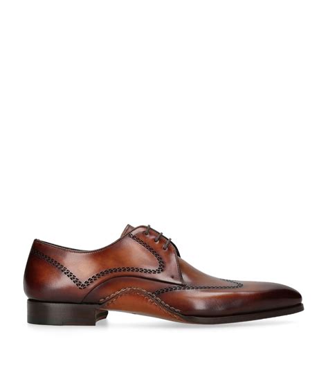 Magnanni Leather Opanka Derby Shoes | Harrods US