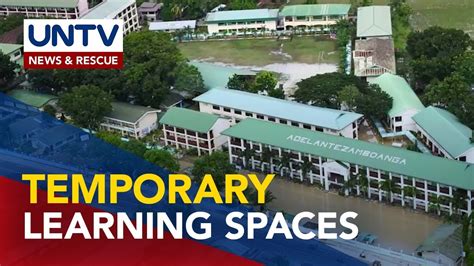 Temporary Learning Spaces Planong Itayo Ng DepEd Sa Mga Paaralan Na