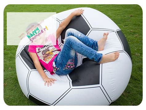 Intex 68557 inflatable soccer football air sofa seat chair/sport fun ...