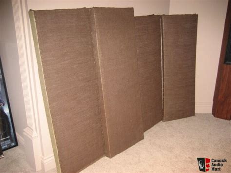 Diy Sound Absorbing Panels With Fiberglass And Burlap Photo 303162
