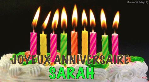 Joyeux Anniversaire Sarah Hbday Art Fr