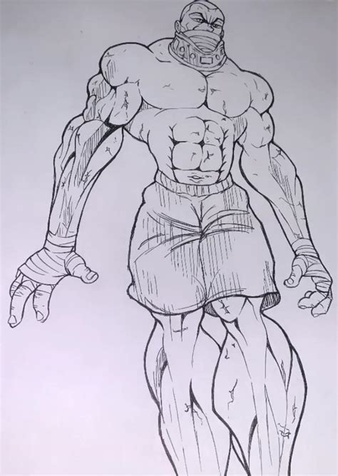 Jack Hanma, drawn by me. : r/Grapplerbaki