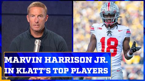 Marvin Harrison Jr Drake Maye In Klatts Top Players In