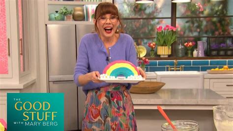 Mary S Recipe Of The Day Rainbow Cake The Good Stuff With Mary Berg Youtube