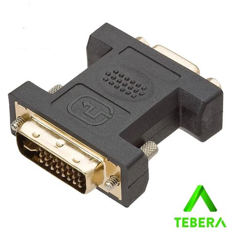 Adaptador Dvi Pinos Macho P Vga Pinos Femea Shopee Brasil