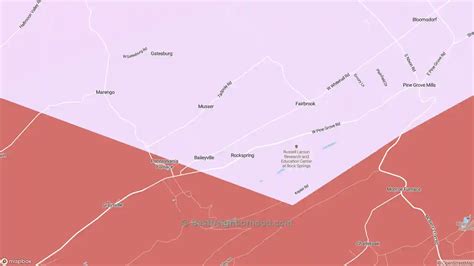 Pennsylvania Furnace Pa Political Map Democrat And Republican Areas In