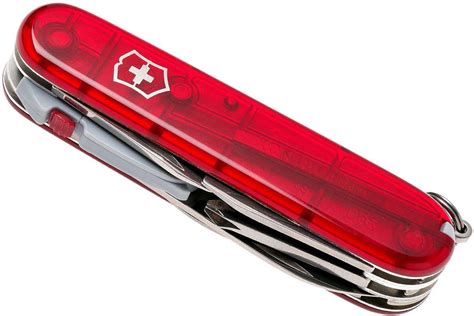 Victorinox Spartan Lite Swiss Pocket Knife Transparant Red