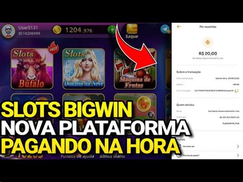 NOVA PLATAFORMA SLOTS BIG WIN PAGA PROVA DE PAGAMENTO SLOTS BIGWIN