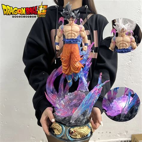 Dragon Ball Cm Super Son Goku Gk Figure With Led Light Heads Ultra