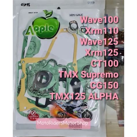 Ready Stock Overhauling Gasket Original Apple Wavexrm Wave Xrm