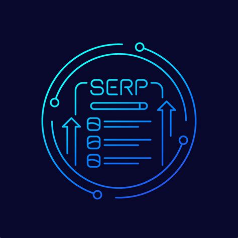 SERP line icon for web 7169533 Vector Art at Vecteezy