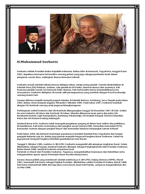 Biografi Soeharto Singkat Pdf