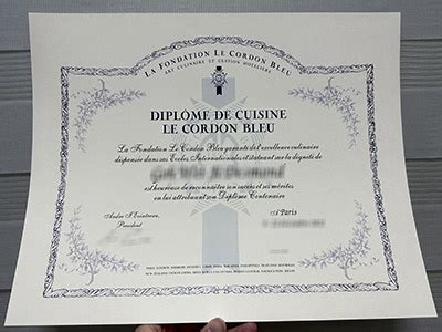 How To Order A Fake Le Cordon Bleu Diploma For A Better Job