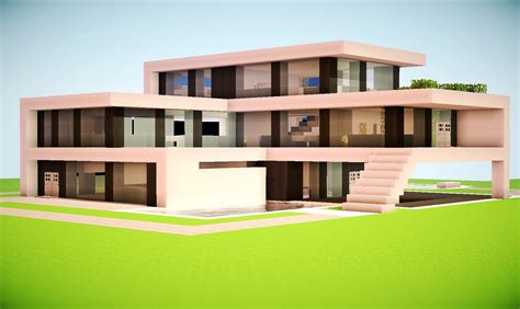 Minecraft Modern House Projekty Dom W Architektura I Domy Hot Sex Picture