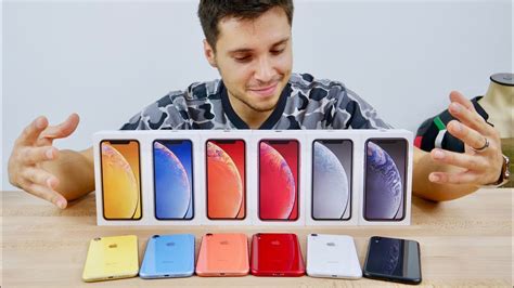 Iphone Xr Unboxing All Colors Youtube