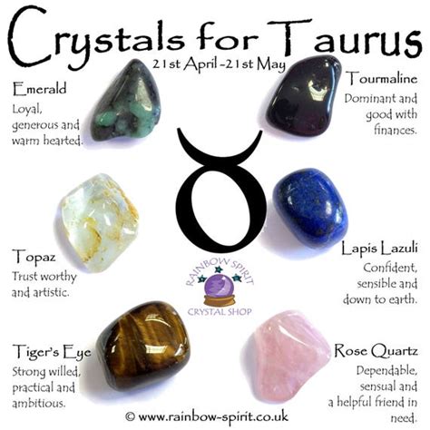 Taurus Birthstones Crystal Set - Etsy