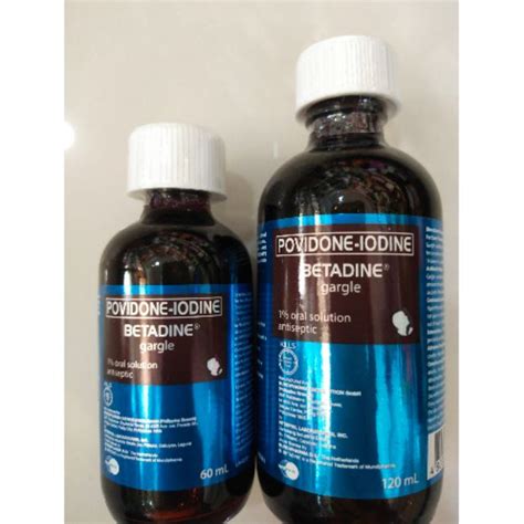 Betadine Gargle Oral Solution Povidone Iodine Gargle Shopee Philippines