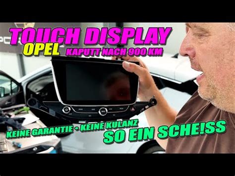 Opel Astra Touch Display Nach Km Kaputt Neues Diagnose Ger T Von