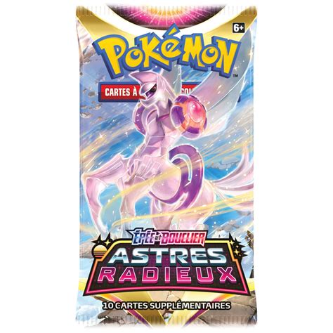 Booster Scellé De 10 Cartes Pokémon Epée Et Bouclier Astres Radieux