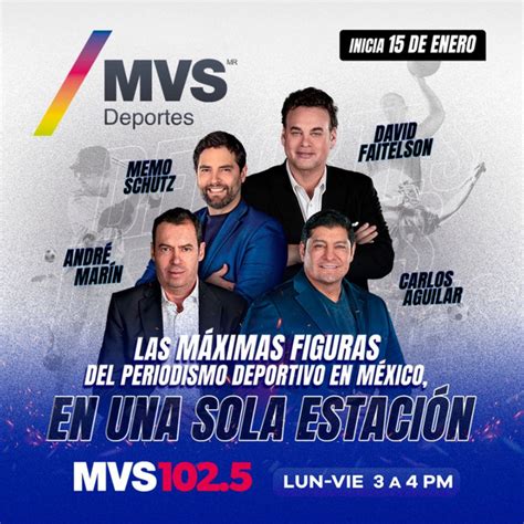 MVS Deportes David Faitelson André Marín Memo Schutz y Carlos