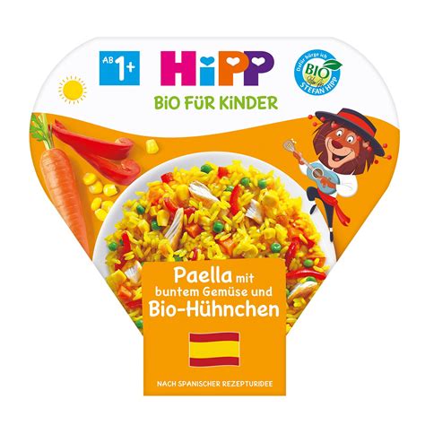 Hipp Paella mit buntem Gemüse und Bio Hühnchen BILLA Online Shop